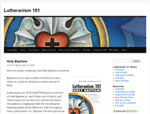 Tablet Screenshot of lutheranism101.com